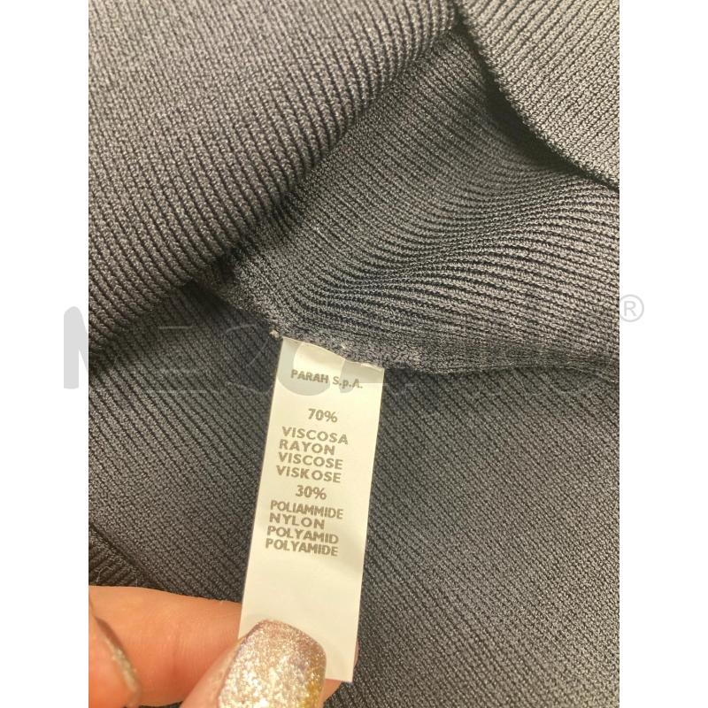 MAGLIA DONNA PARAH NERA SPALLE QUADRATI BRILLANTINI | Mercatino dell'Usato Gazzada schianno 5