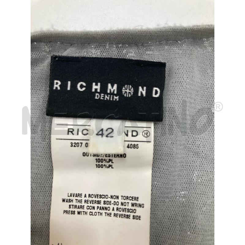 MAGLIA DONNA RICHMOND GRIGIA PAILLETTES ARGENTATE  | Mercatino dell'Usato Gazzada schianno 3