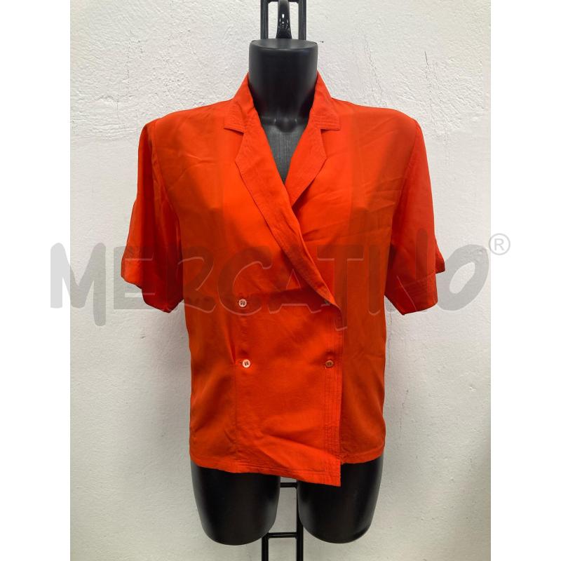 MAGLIA DONNA SETA ARANCIO FLUO | Mercatino dell'Usato Gazzada schianno 1