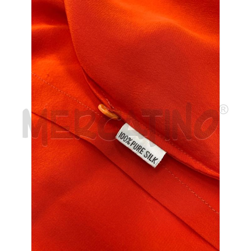 MAGLIA DONNA SETA ARANCIO FLUO | Mercatino dell'Usato Gazzada schianno 3