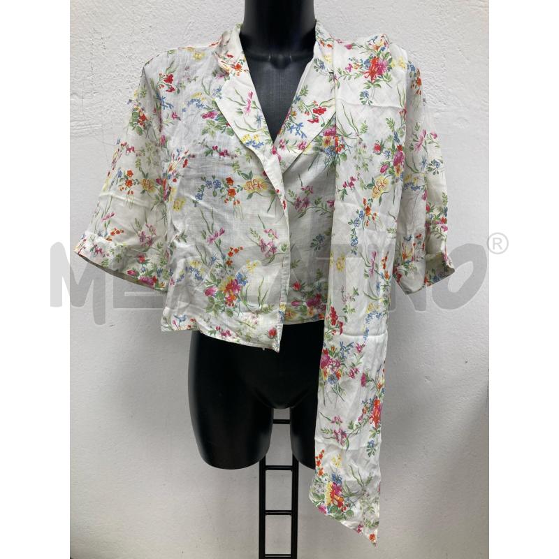 MAGLIA DONNA SPORTMAX BEIGE FIORATA+SCIARPA | Mercatino dell'Usato Gazzada schianno 3