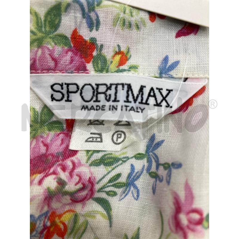 MAGLIA DONNA SPORTMAX BEIGE FIORATA+SCIARPA | Mercatino dell'Usato Gazzada schianno 4
