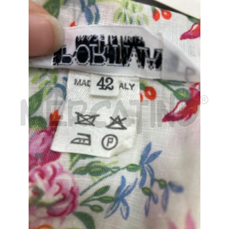 MAGLIA DONNA SPORTMAX BEIGE FIORATA+SCIARPA | Mercatino dell'Usato Gazzada schianno 5