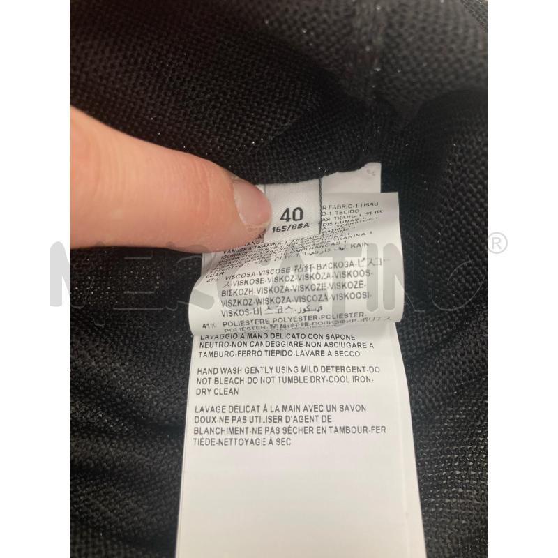 MAGLIA DONNA VERSACE COLLECTION NERA FILI ARGENTO | Mercatino dell'Usato Gazzada schianno 5