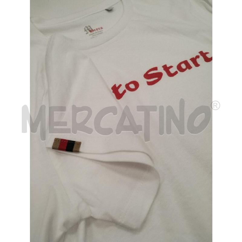 MAGLIA UOMO MBRERA BIANCA CARTELLINO SCRITTA ROSSA | Mercatino dell'Usato Gazzada schianno 4