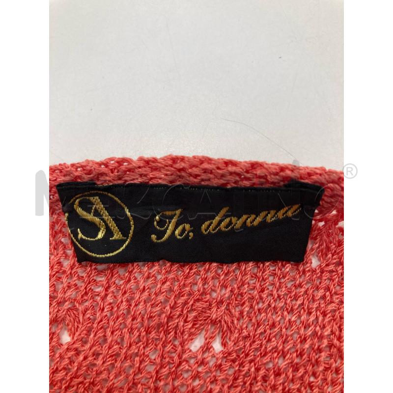 MAGLIONE DONNA IO DONNA VINTAGE SALMONE SPALLE GIOIELLO | Mercatino dell'Usato Gazzada schianno 3