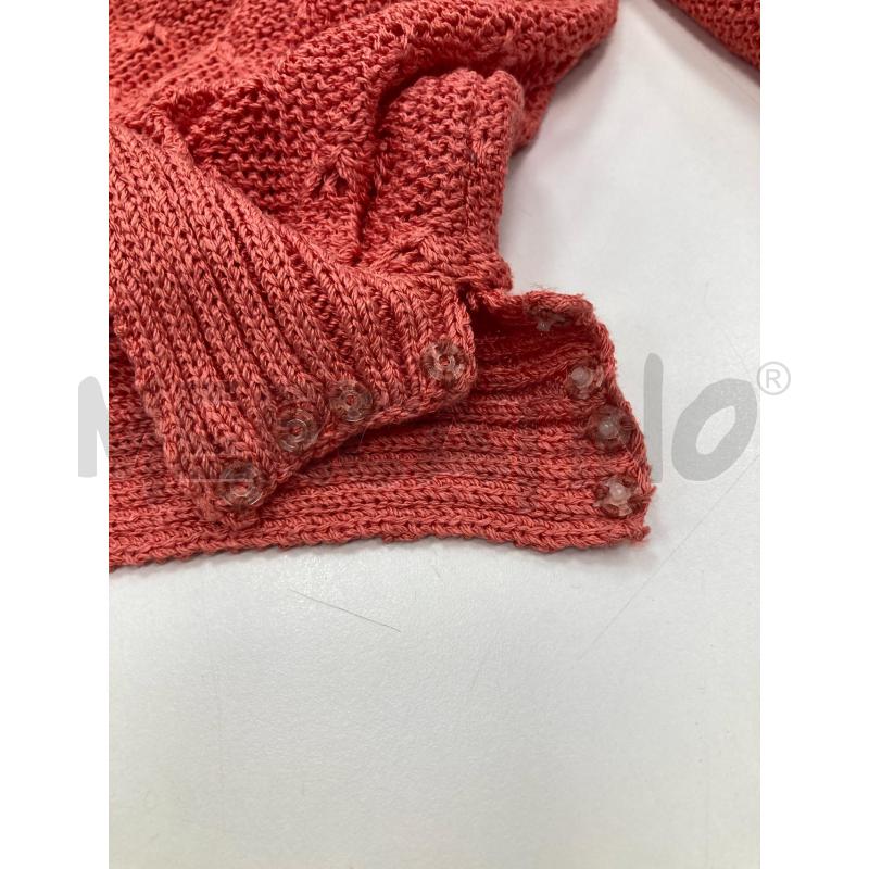 MAGLIONE DONNA IO DONNA VINTAGE SALMONE SPALLE GIOIELLO | Mercatino dell'Usato Gazzada schianno 4