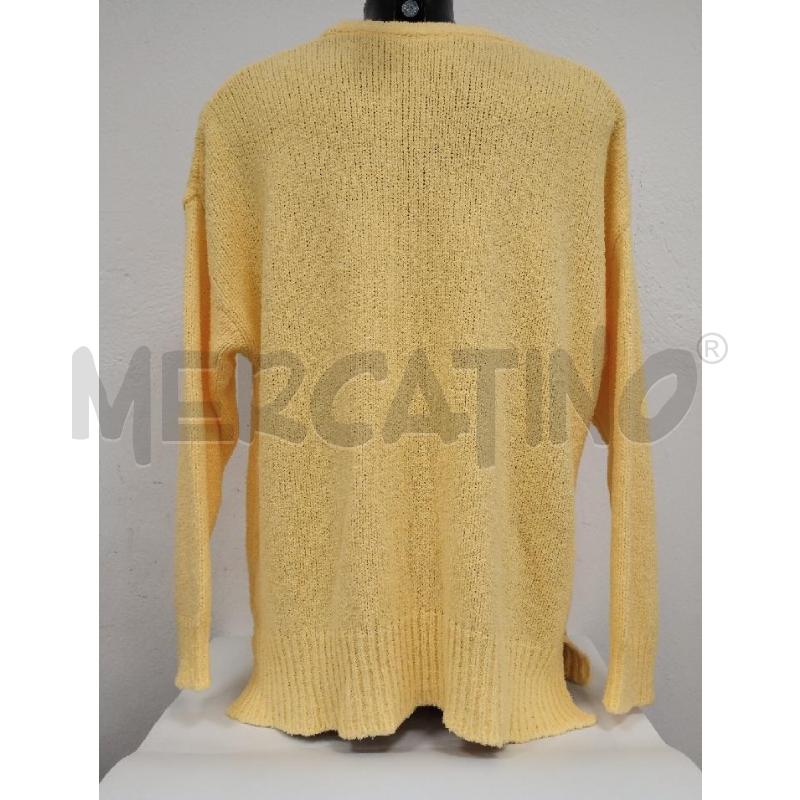 MAGLIONE UOMO BOSS GIALLA SCRITTA BIANCA | Mercatino dell'Usato Gazzada schianno 2