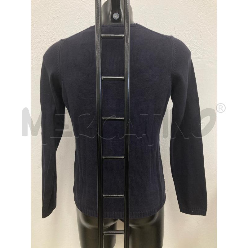 MAGLIONE UOMO CONTE OF FLORANCE BLU COLLO V | Mercatino dell'Usato Gazzada schianno 2