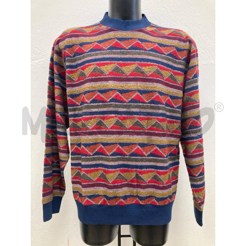 MAGLIONE UOMO MISSONI TRIANGOLI ROSSO GIALLO VERDE | Mercatino dell'Usato Gazzada schianno 1