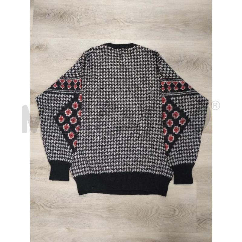 MAGLIONE UOMO VALENTINO NERO ROSSO | Mercatino dell'Usato Gazzada schianno 2
