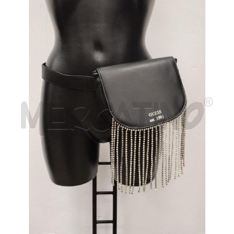 MARSUPIO DONNA GUESS NERO STRASS | Mercatino dell'Usato Gazzada schianno 1