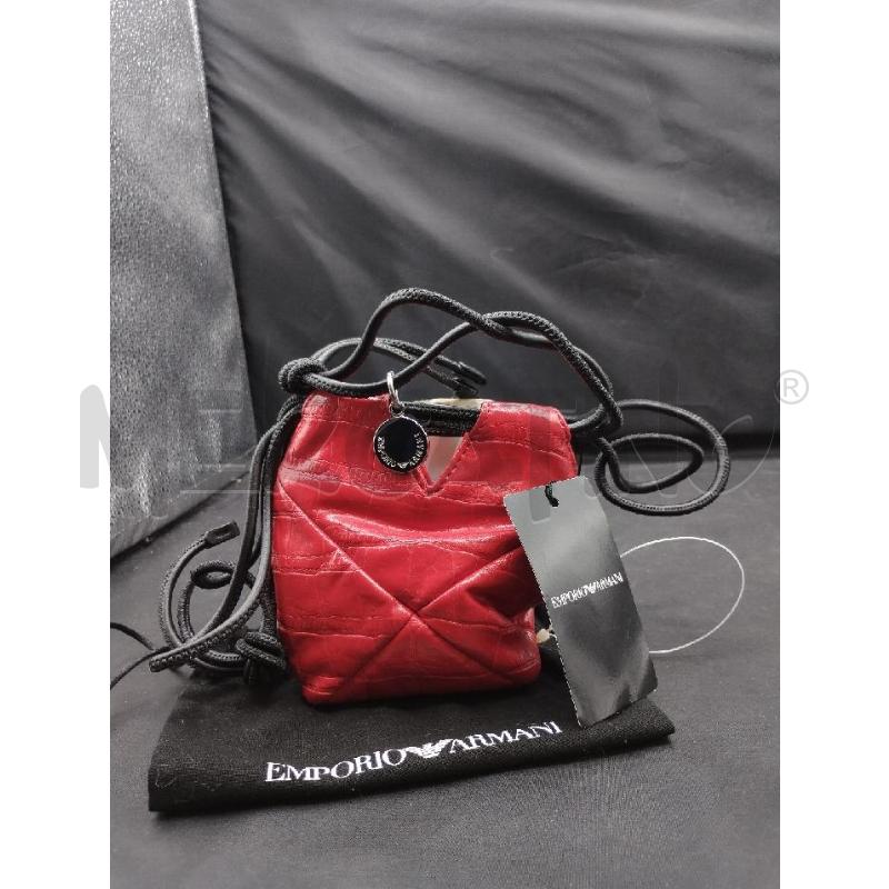 MINI BAG EMPORIO ARMANI ROSSO  | Mercatino dell'Usato Gazzada schianno 1
