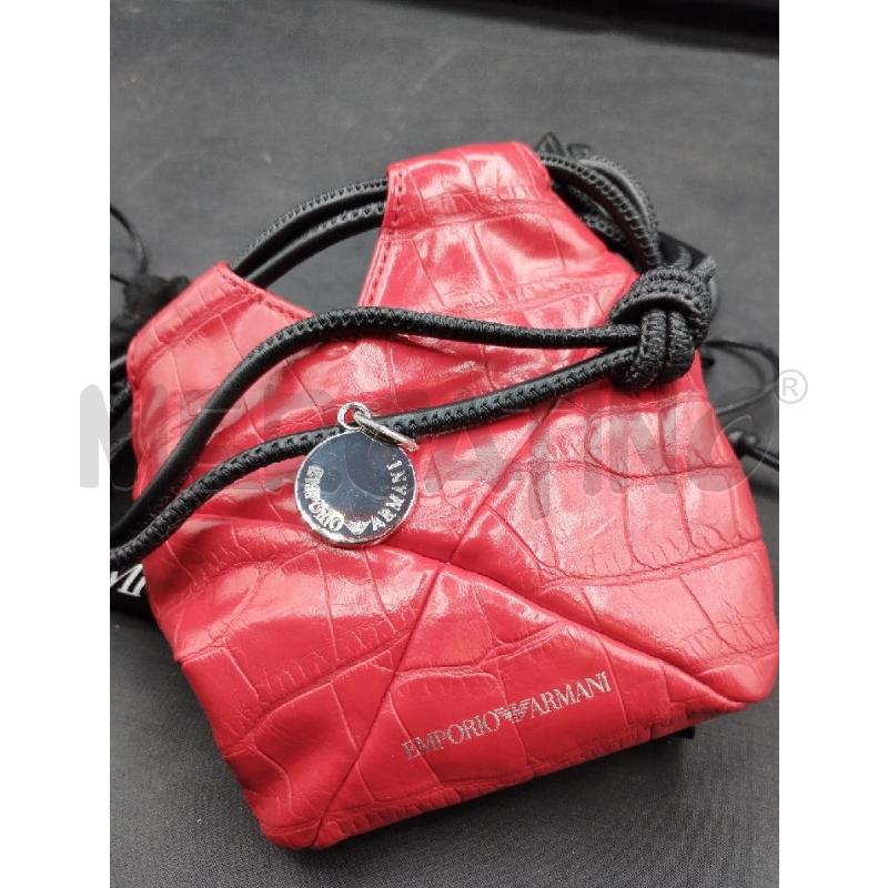 MINI BAG EMPORIO ARMANI ROSSO  | Mercatino dell'Usato Gazzada schianno 2