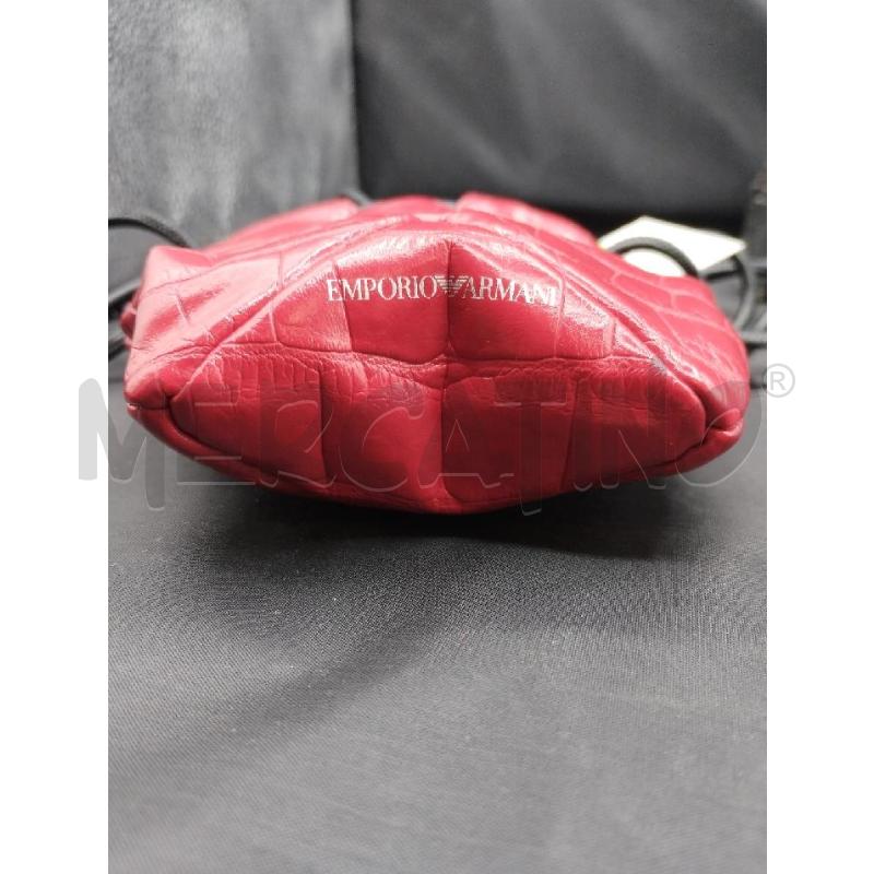 MINI BAG EMPORIO ARMANI ROSSO  | Mercatino dell'Usato Gazzada schianno 4