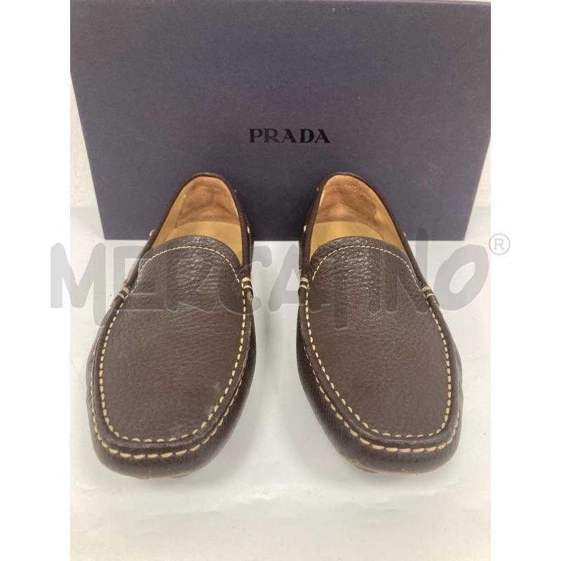 MOCASSINI DONNA PRADA CAFFE | Mercatino dell'Usato Gazzada schianno 1