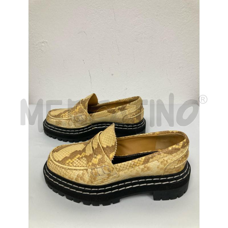 MOCASSINI DONNA PROENZA SCHOULER STAMPA PITONATA GIALLA | Mercatino dell'Usato Gazzada schianno 1