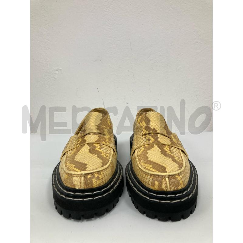 MOCASSINI DONNA PROENZA SCHOULER STAMPA PITONATA GIALLA | Mercatino dell'Usato Gazzada schianno 2