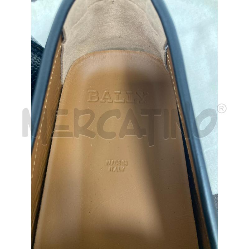 MOCASSINI PELLE UOMO BALLY PELLE NERE LAVORATE | Mercatino dell'Usato Gazzada schianno 5