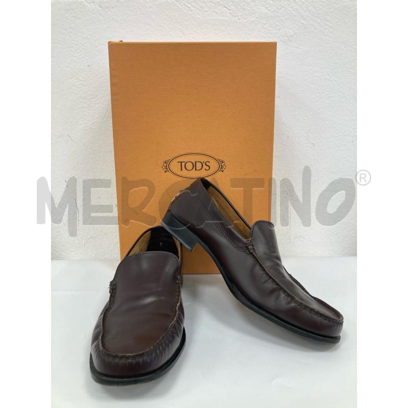 MOCASSINI PELLE UOMO TOD'S TESTA DI MORO | Mercatino dell'Usato Gazzada schianno 1