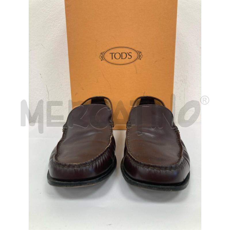 MOCASSINI PELLE UOMO TOD'S TESTA DI MORO | Mercatino dell'Usato Gazzada schianno 2