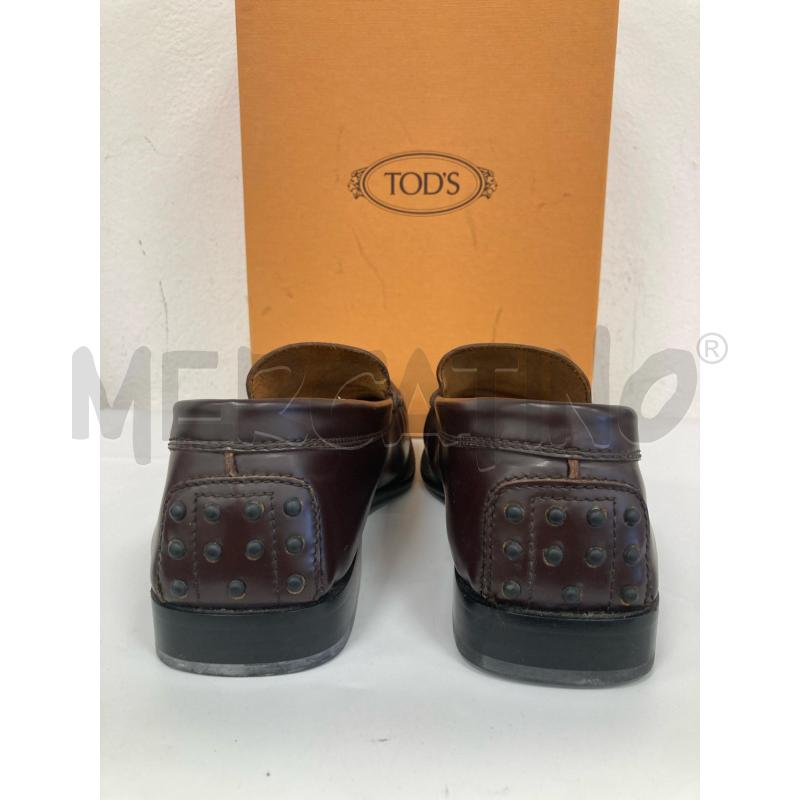MOCASSINI PELLE UOMO TOD'S TESTA DI MORO | Mercatino dell'Usato Gazzada schianno 3