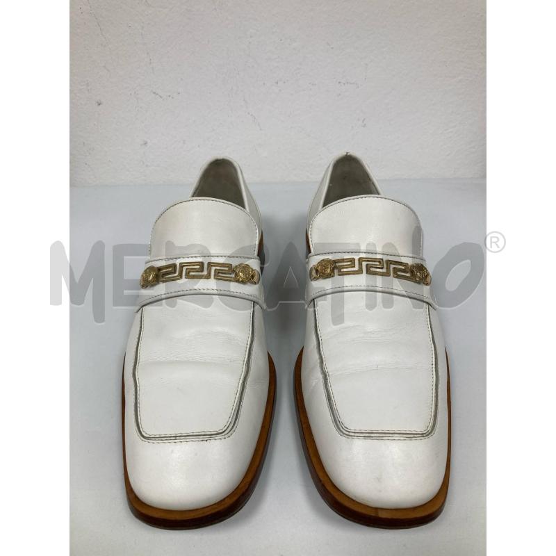 MOCASSINI PELLE VERSACE BIANCHI | Mercatino dell'Usato Gazzada schianno 2