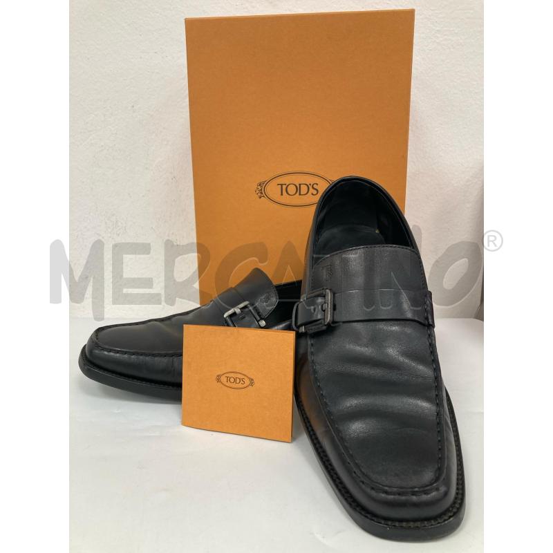 MOCASSINI UOMO TODA NERO FIBBIA | Mercatino dell'Usato Gazzada schianno 1