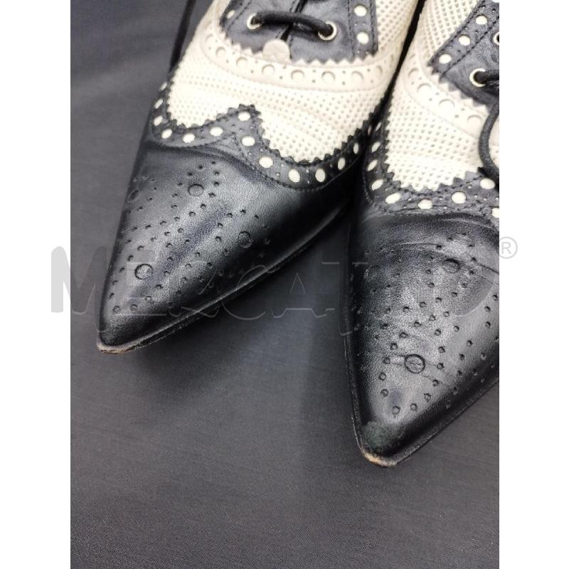 MOCASSINO DONNA GUCCI PANNA NERO LACCI | Mercatino dell'Usato Gazzada schianno 2