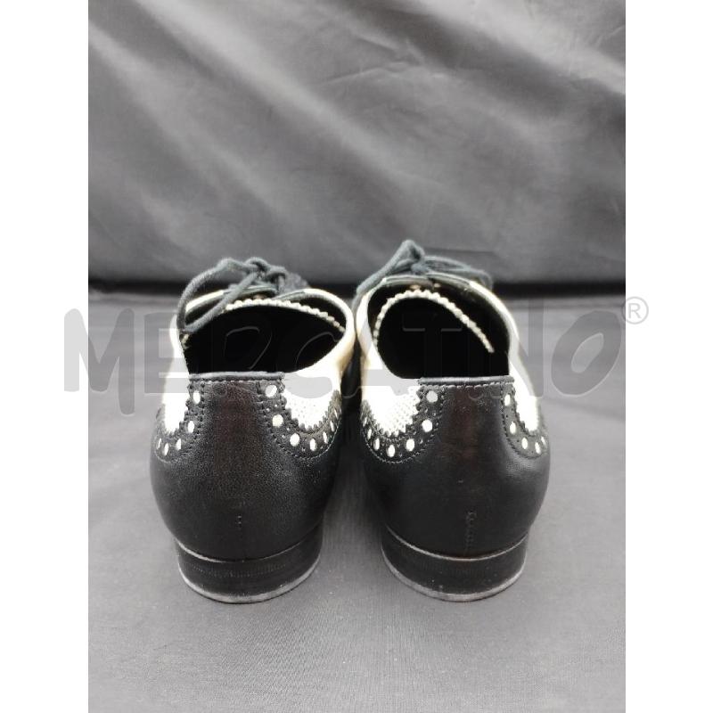 MOCASSINO DONNA GUCCI PANNA NERO LACCI | Mercatino dell'Usato Gazzada schianno 4