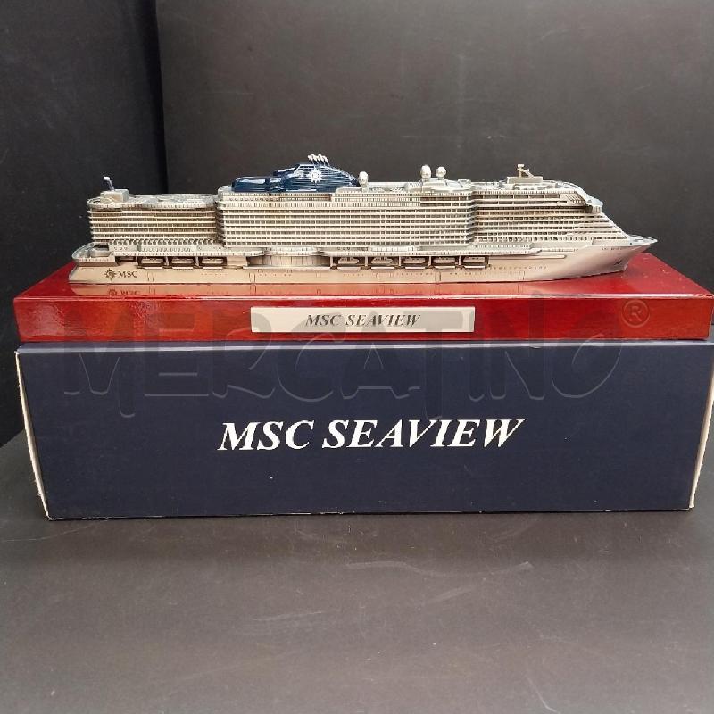 MODELLINO NAVE MSC SEAVIEW | Mercatino dell'Usato Gazzada schianno 1