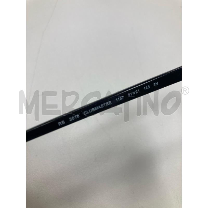 OCCHIALI RAYBAN 3016 CLUBMASTER  | Mercatino dell'Usato Gazzada schianno 3
