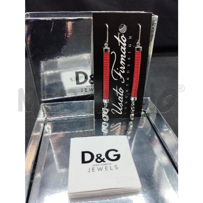 ORECCHINI DOLCE & GABBANA PELLE ROSSA | Mercatino dell'Usato Gazzada schianno 2