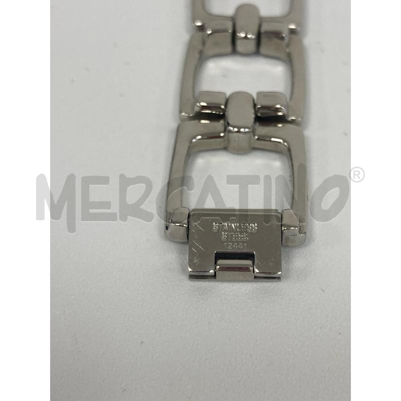 OROLOGIO BRACCIALE JUST CAVALLI ACCIAIO CATENA | Mercatino dell'Usato Gazzada schianno 4