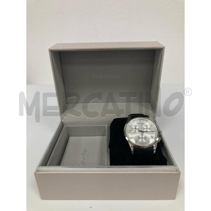 OROLOGIO CALVIN KLAIN QUADRANTE BIANCO | Mercatino dell'Usato Gazzada schianno 1