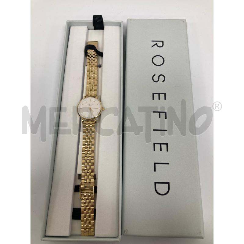 OROLOGIO DA POLSO ROSEFIELD DORATO QUADRANTE BIANCO | Mercatino dell'Usato Gazzada schianno 1