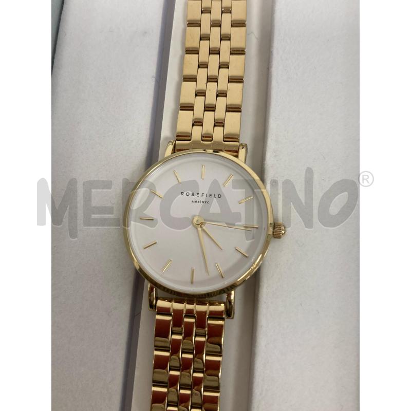 OROLOGIO DA POLSO ROSEFIELD DORATO QUADRANTE BIANCO | Mercatino dell'Usato Gazzada schianno 2