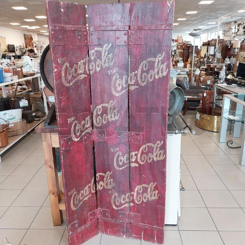 PANNELLO LEGNO COCA COLA 164X75 | Mercatino dell'Usato Gazzada schianno 1