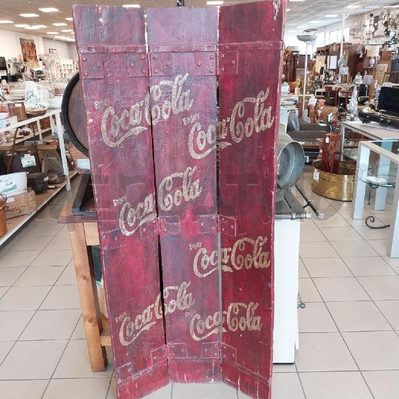 PANNELLO LEGNO COCA COLA 164X75 | Mercatino dell'Usato Gazzada schianno 2