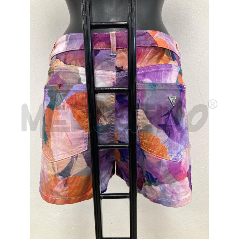 PANTALONCINO DONNA GUESS ARANCIO VIOLA | Mercatino dell'Usato Gazzada schianno 2