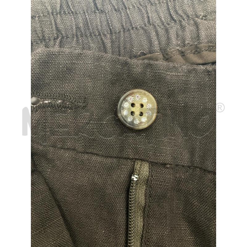 PANTALONCINO DONNA OLTRE MARRONE CARTELLINO | Mercatino dell'Usato Gazzada schianno 4