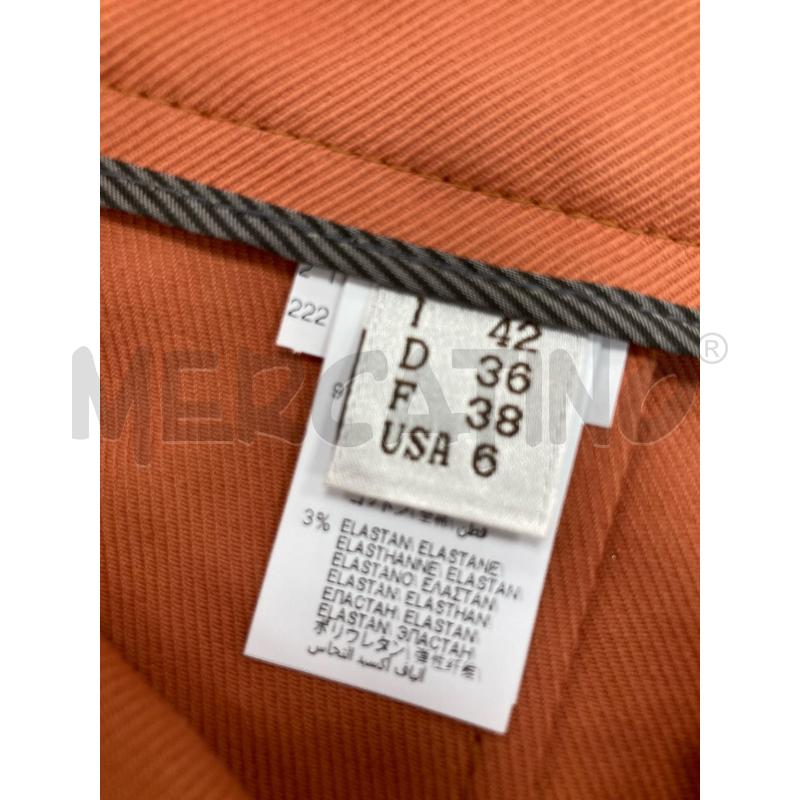 PANTALONE DONNA BRUNELLO CUCINELLI ARANCIO CARTELLINO | Mercatino dell'Usato Gazzada schianno 4