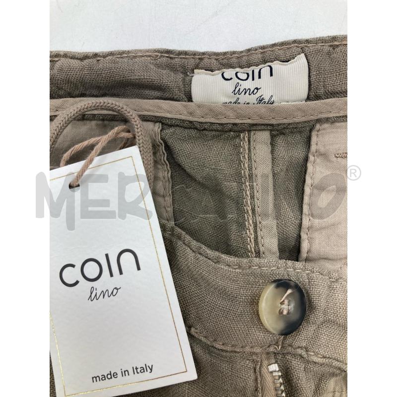 PANTALONE DONNA COIN LINO MARRONI CARTELLINO | Mercatino dell'Usato Gazzada schianno 3
