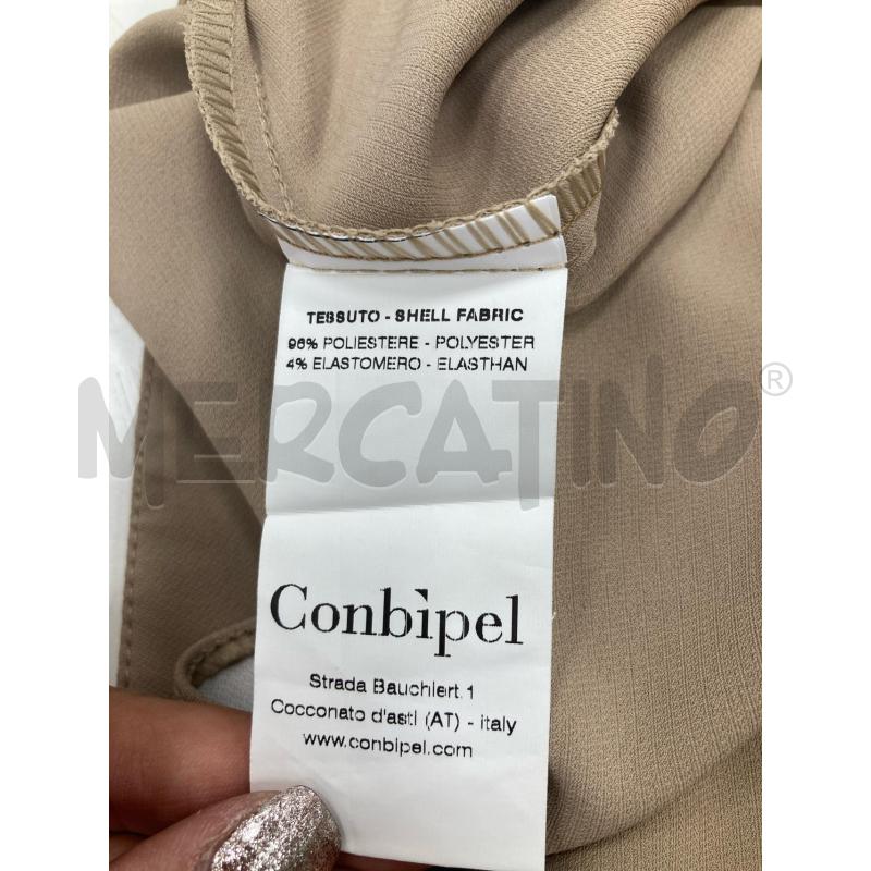 PANTALONE DONNA CONBIPEL SABBIA CARTELLINO | Mercatino dell'Usato Gazzada schianno 4