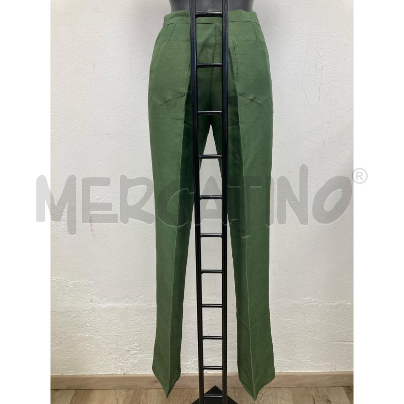 PANTALONE DONNA DANIEL& MAYER SETA LINO VERDE | Mercatino dell'Usato Gazzada schianno 2