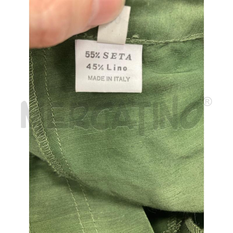 PANTALONE DONNA DANIEL& MAYER SETA LINO VERDE | Mercatino dell'Usato Gazzada schianno 5
