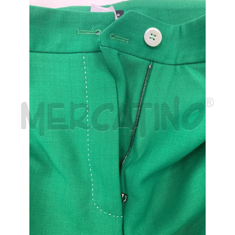 PANTALONE DONNA DOLCE&GABBANA VERDE CUCITURA BIANCA | Mercatino dell'Usato Gazzada schianno 4