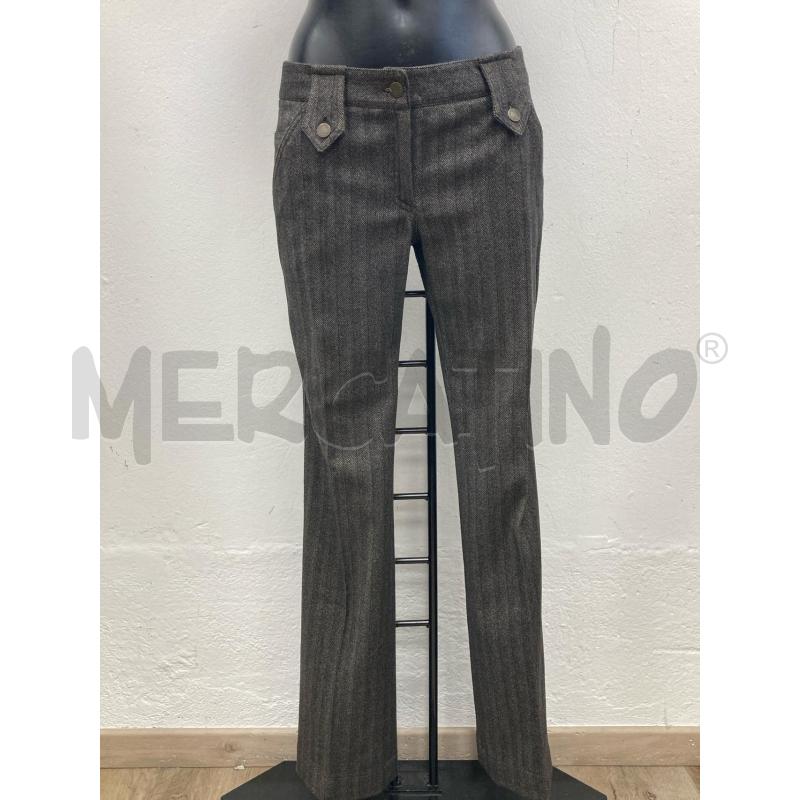 PANTALONE DONNA DOLCE & GABBANA SPIGATO MARRONE | Mercatino dell'Usato Gazzada schianno 1