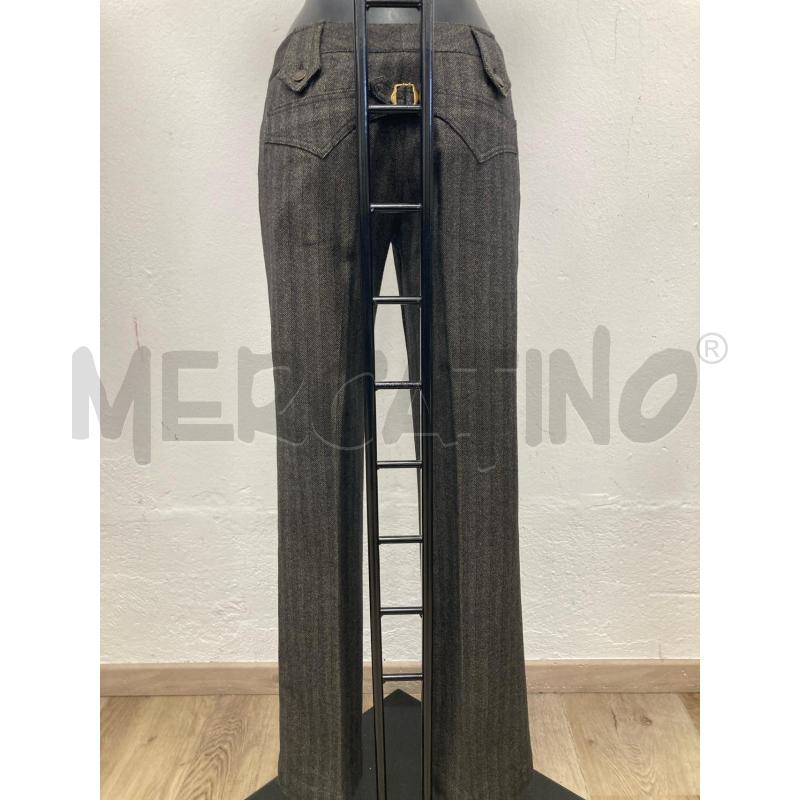 PANTALONE DONNA DOLCE & GABBANA SPIGATO MARRONE | Mercatino dell'Usato Gazzada schianno 2