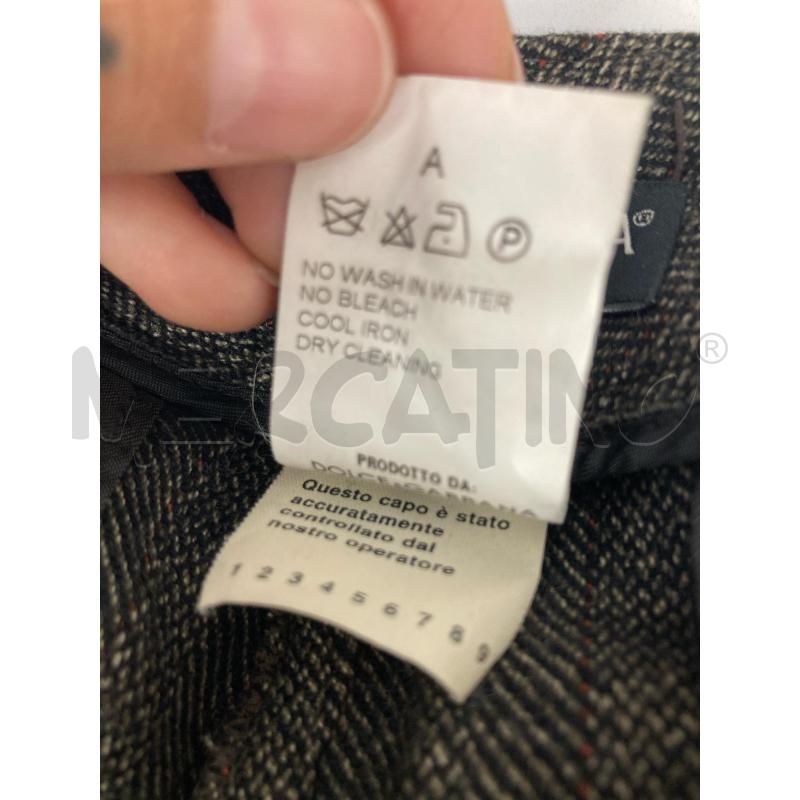 PANTALONE DONNA DOLCE & GABBANA SPIGATO MARRONE | Mercatino dell'Usato Gazzada schianno 5